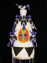 Yoruba Beaded Crown, #1, Nigeria - Sold 5